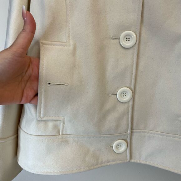 Forever| Wool Jacket| Casual| Large| Cream| Coat - Picture 5 of 13